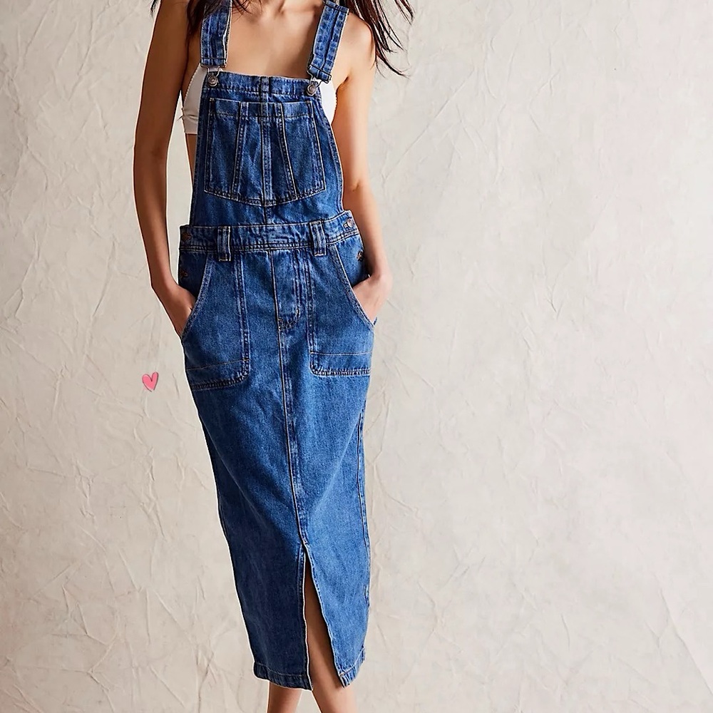 NEW Free People We The Free Bardot Denim Skirtall - Picture 12 of 14